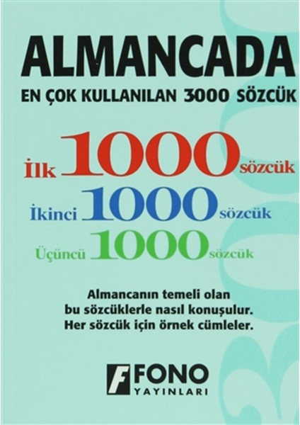 Almancada En Çok Kullanılan 3000 Sözcük
