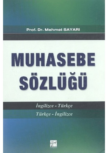 Muhasebe Sözlüğü
