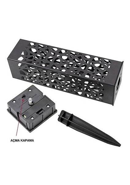 Dekoratif Solar Güneş Enerjili Bahçe Aydınlatması Yürüyüş Yolu Seti ( 8 Adet ) modelleri