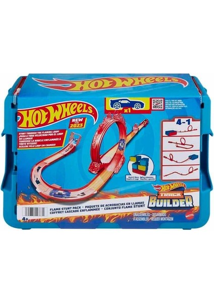 Track Builder Alev Temalı Akrobasi Seti HMC04 fırsatları