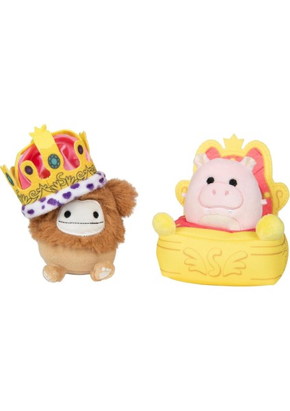 Micromallows Squishmallows Mini Yumuşak Peluş Oyuncak 2 Figür + 2 Aksesuar Figür Seti - 6 cm - Mod-4 fiyatları