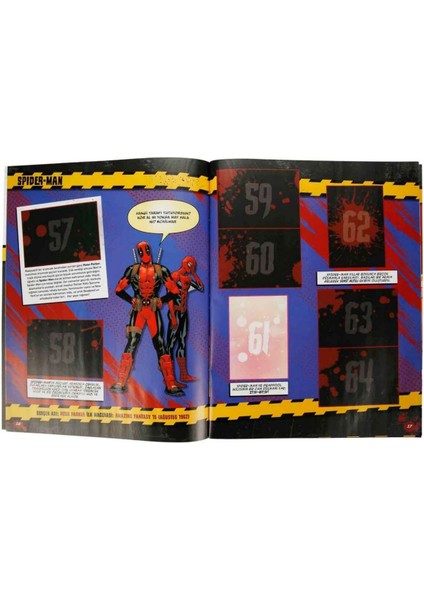 Marvel Deadpool Çıkartma Albümü + Özel Mini Çizgi Roman | Panini Lisanslı Ürün ( 8 Stıcker 2 Kart) fırsatları