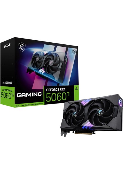 Msı Geforce Rtx 5060 Tı 8g 128BIT Gamıng Oc Gddr7 128B DX12 Pcıe 5.0 X16 (3xdp 1xhdmı)