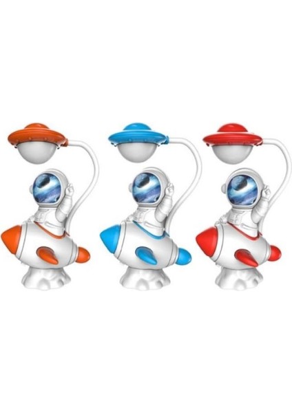 Astronot Şarjlı Masa Lambası