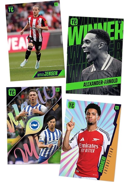 Panini Top Class 2025 Premier League Koleksiyon Futbolcu Kartı Albüm Dergi 24 Adet Kart+2 Holo Kart modelleri