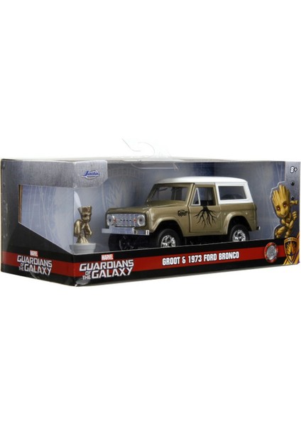 Jada 1/32 Marvel Groot 1973 Ford Bronco modelleri