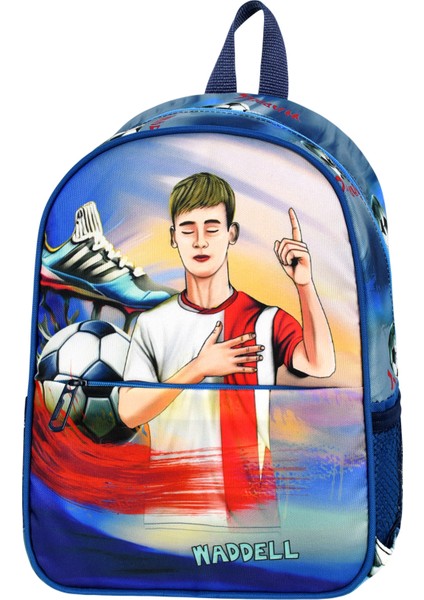 Kombin Futbol Desenli Anaokul Çantası ve Termal Beslenme Çantası Set fırsatları