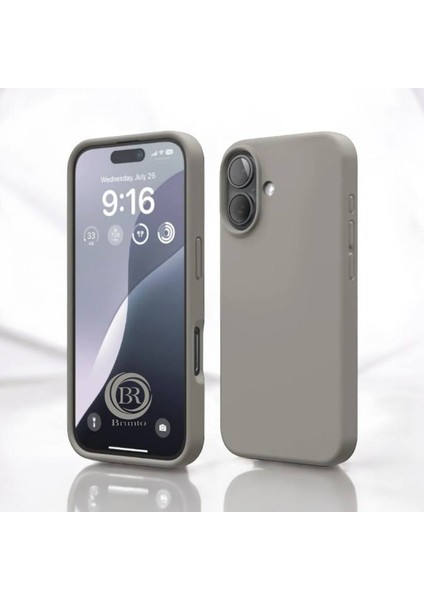 Apple Iphone 16 Plus Uyumlu Kılıf Yumuşak Silikon Içi Kadife Lansman Kapak . fırsatları