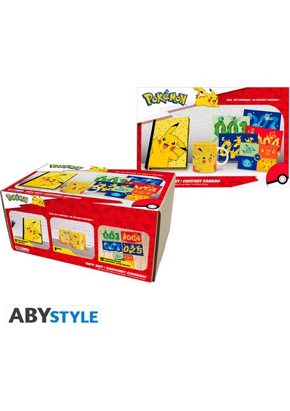 Abystyle - Pokemon - Pck A5 Notebook + MUG320ML + Postcards "pikachu Hediye Seti - ABYPCK286 fiyatları