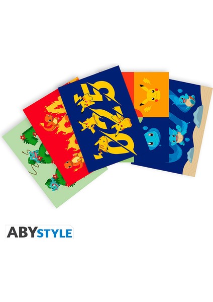 Abystyle - Pokemon - Pck A5 Notebook + MUG320ML + Postcards "pikachu Hediye Seti - ABYPCK286