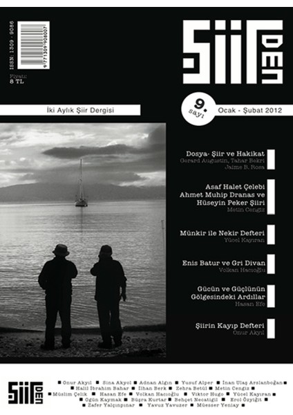 Şiirden Iki Aylık Şiir Dergisi Sayı: 9