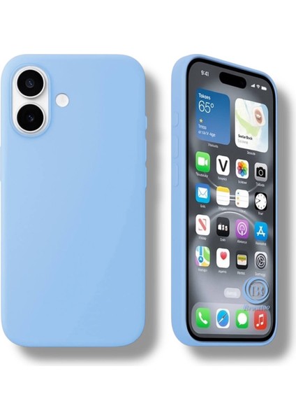 Apple Iphone 16 Plus Uyumlu Kılıf Yumuşak Silikon Içi Kadife Lansman Kapak .