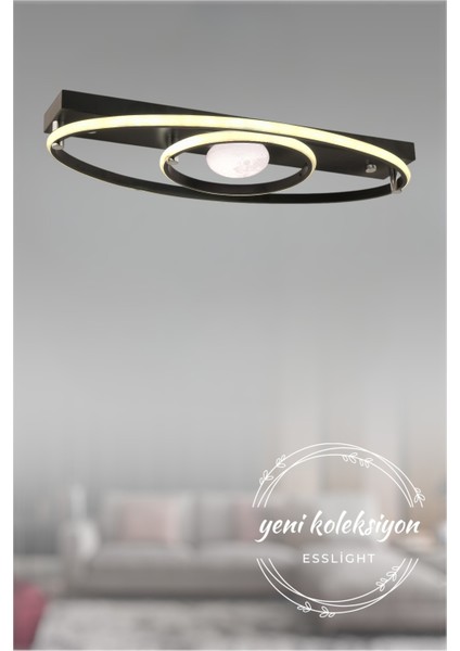 ESSLİGHT PARMA 60 CM PLAFONYER LED AVİZE 3 RENK IŞIK MODLU (BEYAZ SARI GÜN IŞIĞI) MODERN DEKORATİF AYDINLATMA fırsatları