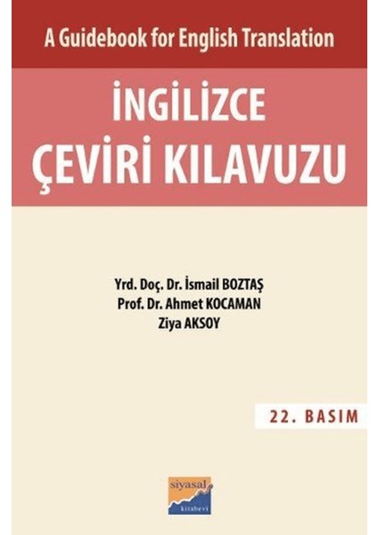 A Guidebook For English Translation Ingilizce Çeviri Kılavuzu - Cevap Anahtarı