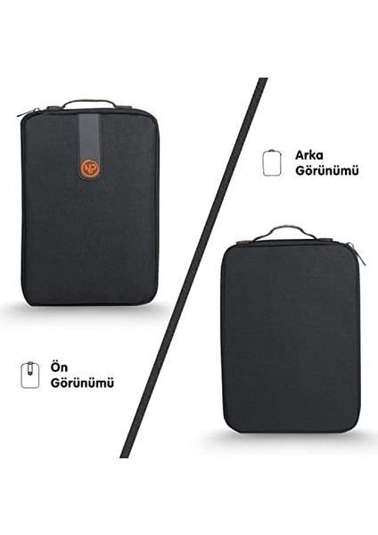Aceplus 15,6" Macbook, Ipad Uyumlu,ultra Korumalı Notebook & Tablet Kılıfı/çantası-Antrasit fiyatları