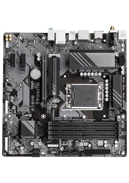B760M DS3H Ax Wıfı6 Intel LGA1700 Matx Ultra Durable Anakart fiyatları