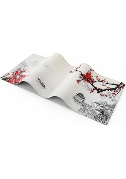 Pro - 5 Farklı Model Dikişli Kenar 70X30 cm Oyuncu Gaming Mouse Pad (Cherry Blossom) fiyatları