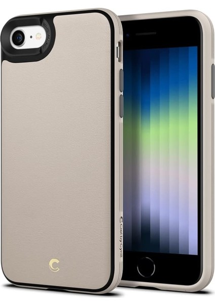 Ciel By Cyrıll iPhone Se (2022/2020) / 8/7 Kılıf Leather Brick Taupe - ACS01109