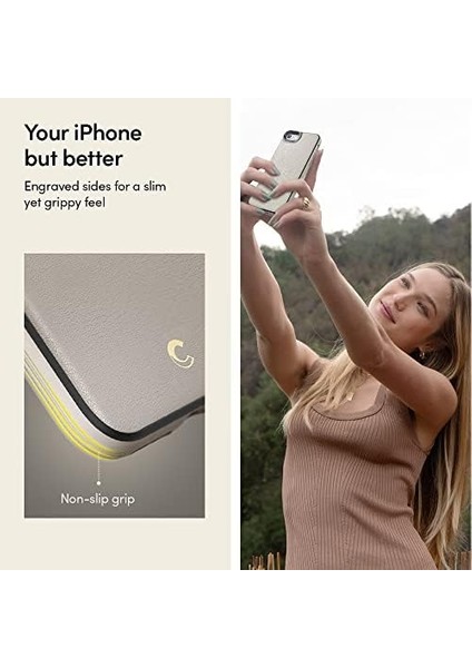 Ciel By Cyrıll iPhone Se (2022/2020) / 8/7 Kılıf Leather Brick Taupe - ACS01109 fiyatları