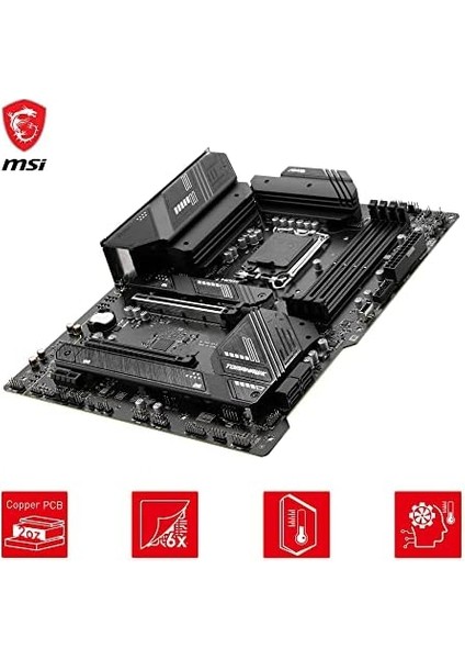 Mag B760 Tomahawk Wıfı Soket 1700 Ddr5 7000(OC) Pcı-E Gen5,m.2 Usb3.2 Hdmı,dp 1x 2.5g Lan Wı-Fı 6e Atx Anakart fiyatları