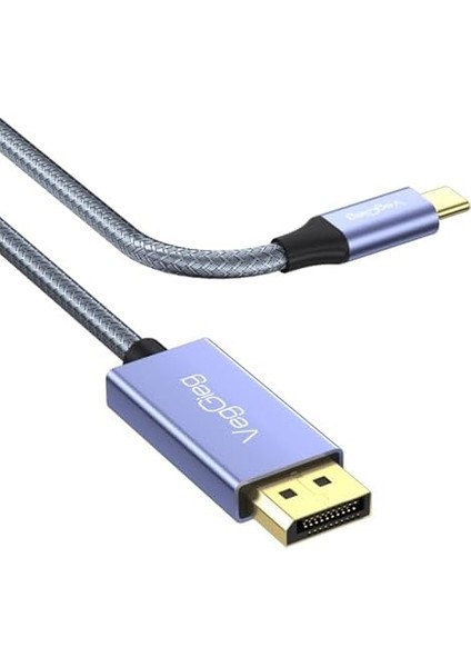 8K/60Hz 4K/144Hz/120Hz Type-C 3.1 To Displayport 1.4 Çift Yönlü Kablo 2 Metre modelleri