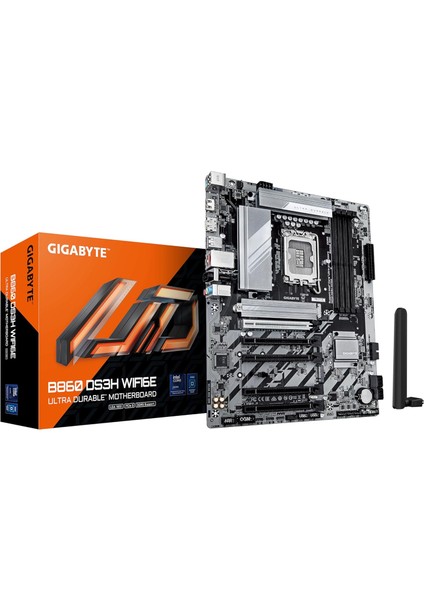 B860 DS3H WIFI6E Intel LGA1851 Atx Ultra Durable Anakart