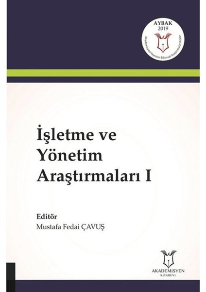 Işletme ve Yönetim Araştırmaları 1