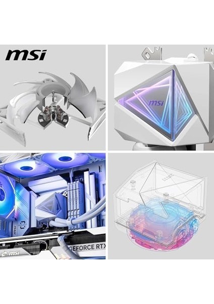 Metra Shop Mag Corelıquıd I360 Whıte 360 mm Beyaz Sıvı Işlemci Soğutucusu modelleri