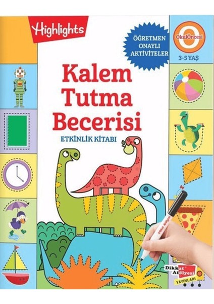 Kalem Tutma Becerisi Etkinlik Kitabı