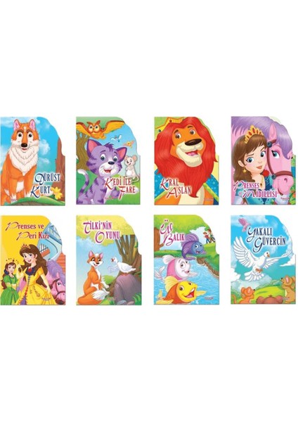 Şekilli Kitaplar Seti ( 8 Kitap Kitap )