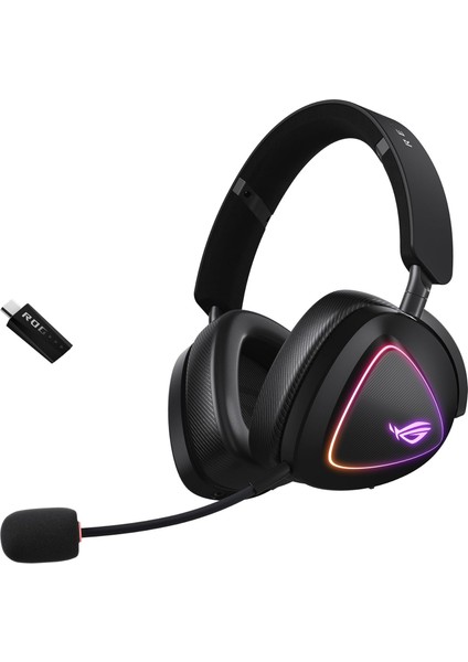 Rog Delta Iı Kablosuz Oyun Kulaklığı (50MM Titanyum Sürücüler, Rog SPEEDNOVA,153-SAAT Pil Ömrü, Dualflow Ses, Bt, 2.4ghz, 3.5mm, Pc, Swıtch, Ps4, Ps5, Xbox Uyumlu)