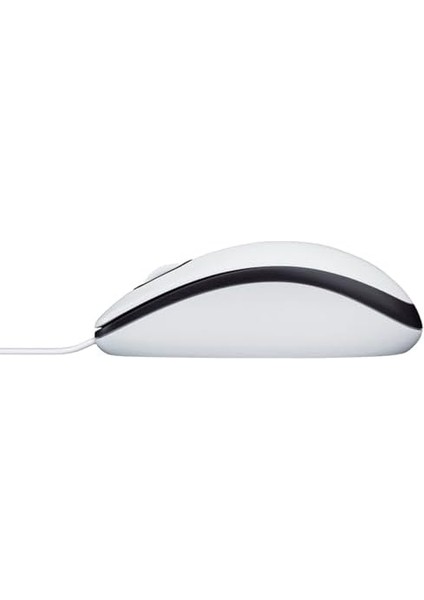 M100 USB Kablolu Mouse, Pc, Mac, Dizüstü Bilgisayar ile Uyumlu, 1000 Dpı Optik Izleme, Sağ ve Sol Elle Kullanıma Uygun, Beyaz