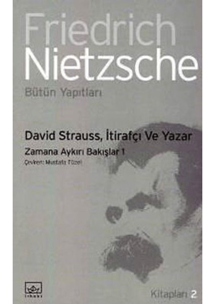 David Strauss, Itirafçı ve Yazar
