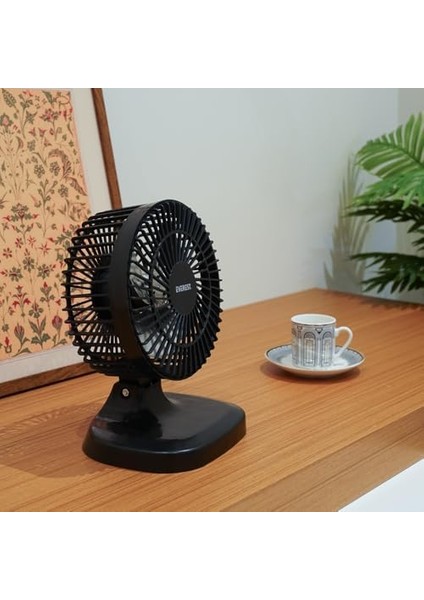 Everest FAN-503 7" Büyüklüğünde Masa Üstü Siyah USB Fan Serinletici Vantilatör