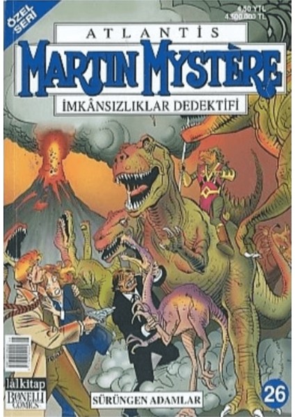 Atlantis (Özel Seri) Sayı: 26 Sürüngen Adamlar Martin Mystere Imkansızlıklar Dedektifi
