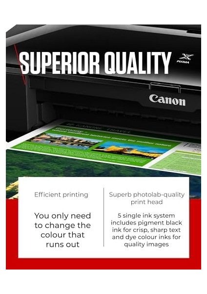 Pıxma IX6850 Tek Fonksiyonlu Renkli Mürekkep Püskürtmeli A3+ Fotoğraf Yazıcısı/ Wifi/ Airprint (Canon Eurasia Garantili)
