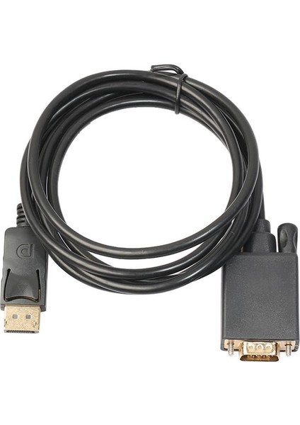 Plus PX-1256 1.5 Metre Display To VGA Kablo, Displayport To VGA Kablo, Dp To VGA Çevirici Kablo (Display Bilgisayara-Vga Monitöre Takılır)