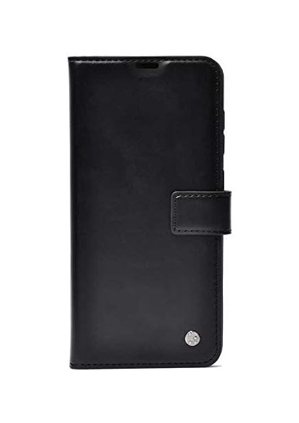Galaxy Için Uyumlu S25 Kılıf Zore Kar Deluxe Kapaklı Kılıf Siyah