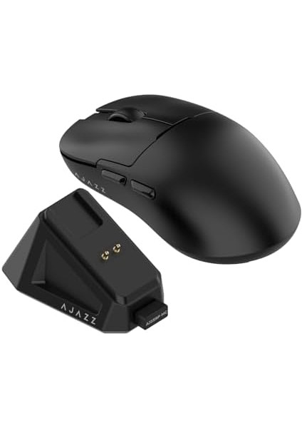 Ajazz AJ159P Mc 3 Modlu 1000Hz 12.000 Dpı Manyetik Şarj Istasyonlu Paw 3311 Optik Sensör Gaming Mouse (Siyah) fiyatları