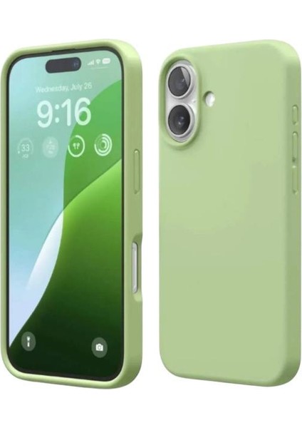 Apple Iphone 16 Plus Uyumlu Kılıf Yumuşak Silikon Içi Kadife Lansman Kapak . fırsatları