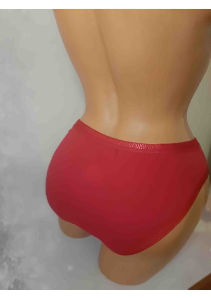 Koyu Pembe Bel Lastiği ve Alt Kenarları Parlak Rahat Kullanışlı Kadın Külot fiyatları