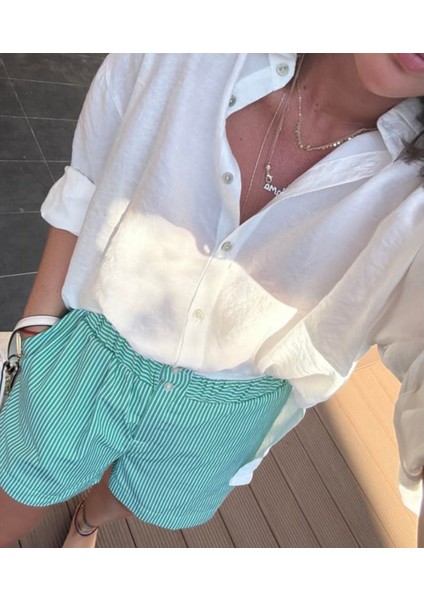 Yeni Model Yandan Yırtmaçlı Gömlek fiyatları