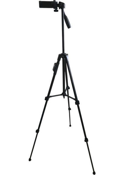 Telefon ve Fotoğraf Makinesi Takılabilen Bluetooth Kumandalı 138 cm Taşıma Çantalı Tripod