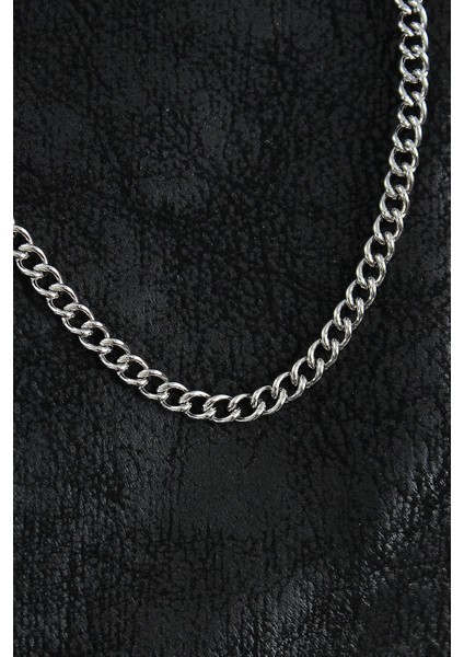 316L Çelik Klasik Oval Zincir Model Gümüş Renk Erkek Kolye - TJ-ERK1390 fiyatları