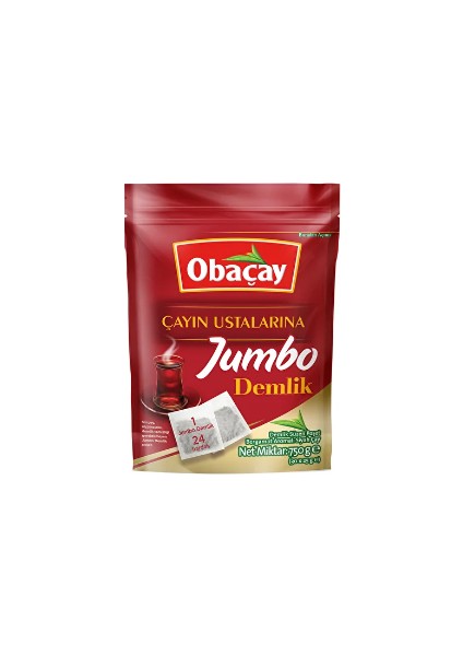 Jumbo Demlik 30*25 gr 1 Poşet 25 Çay