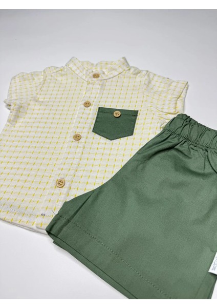 Cepli Gömlekli Erkek Şortlu 2 Li Takım fırsatları