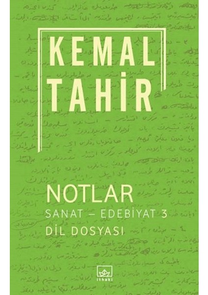 Notlar / Sanat-Edebiyat 3