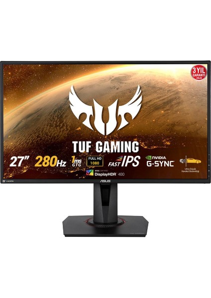 VG279QM 27" 280Hz 1ms (HDMI+Display) Full HD IPS Monitör