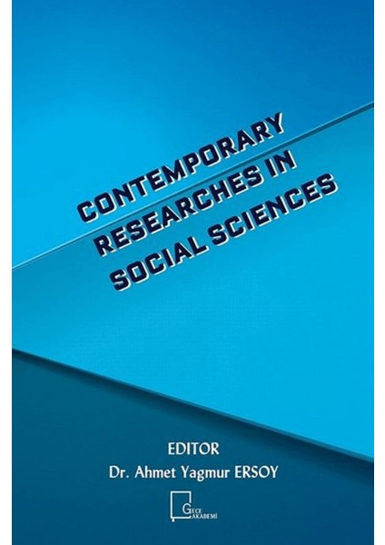 Contemporary Researches In Social Sciences