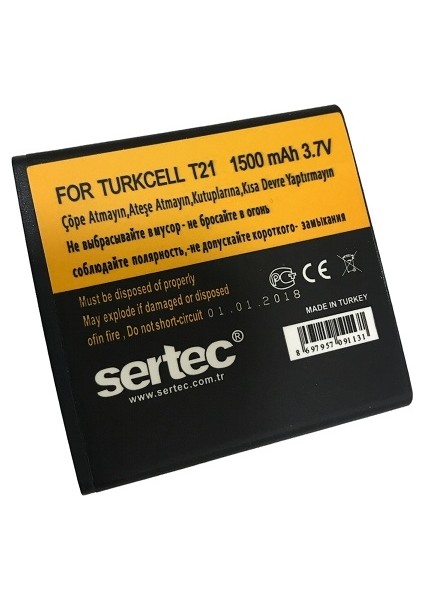 Turkcell T-21 Uyumlu Batarya